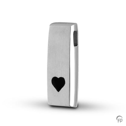 Ashanger rechthoekig met hartje