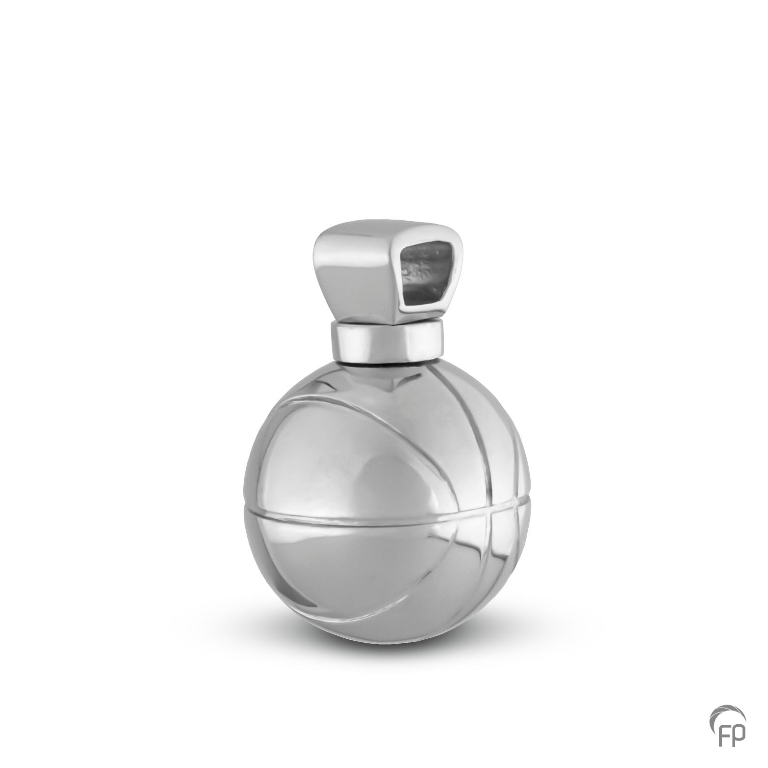 Ashanger in vorm van een basketbal met belijning